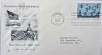 FIRST DAY COVER- U.S.A. THEMA OORLOG- IN HONOR OF OUR NAVY, Autres thèmes, Affranchi, Enlèvement ou Envoi