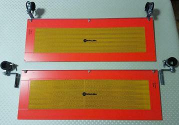 markeringsborden ECE 70 56,5 x 19,5 cm alu rood/oranje