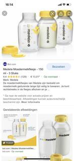 Medela flessen 150 ml, Ophalen of Verzenden, Gebruikt