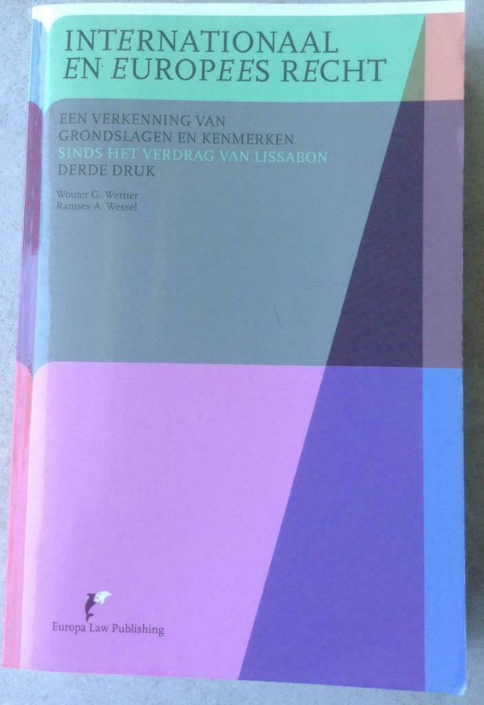Te koop Internationale en Europees Recht, Boeken, Studieboeken en Cursussen, Nieuw, Hoger Onderwijs, Ophalen