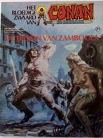 CONAN de barbaar. STRIP. De troon van Zamboula., Boeken, Stripverhalen, Gelezen, Ophalen of Verzenden, Eén stripboek