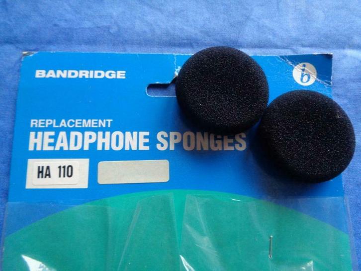 Mousses pour écouteurs. Marque: " BANDRIDGE HA 110"., Audio, Tv en Foto, Hoofdtelefoons, Nieuw, Ophalen of Verzenden