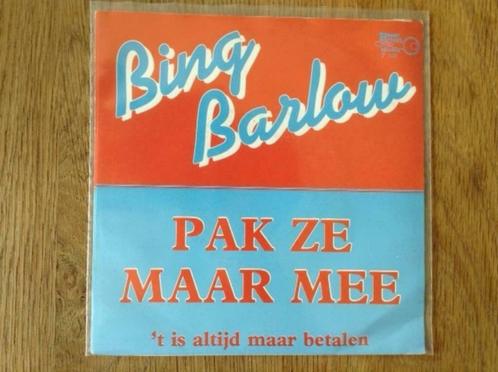 single bing barlow, CD & DVD, Vinyles Singles, Single, En néerlandais, 7 pouces, Enlèvement ou Envoi