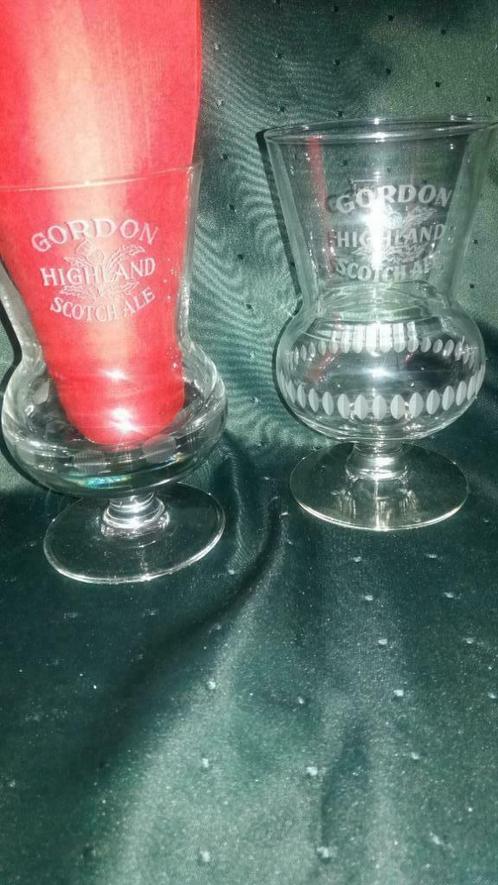 glas Gordon Highland Scotch Ale (bierglas 33cl), Verzamelen, Biermerken, Glas of Glazen, Ophalen of Verzenden