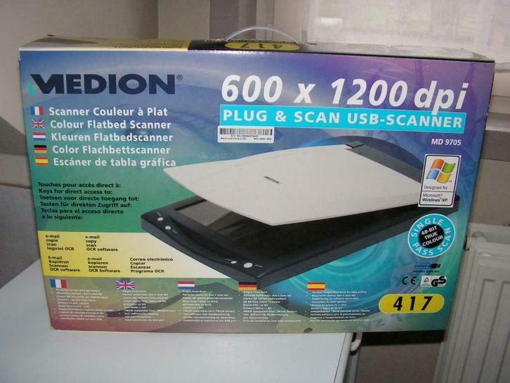 Flatbed USB Scanner Medion, Computers en Software, Scanners, Gebruikt, Flatbedscanner, Ophalen