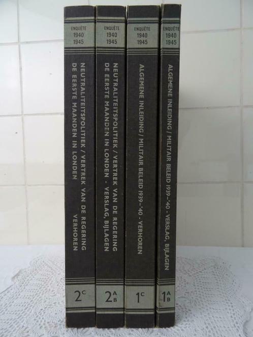 Enquête 1940 1945 Staten-Generaal antieke boeken antiek boek, Antiek en Kunst, Antiek | Boeken en Manuscripten, Ophalen of Verzenden