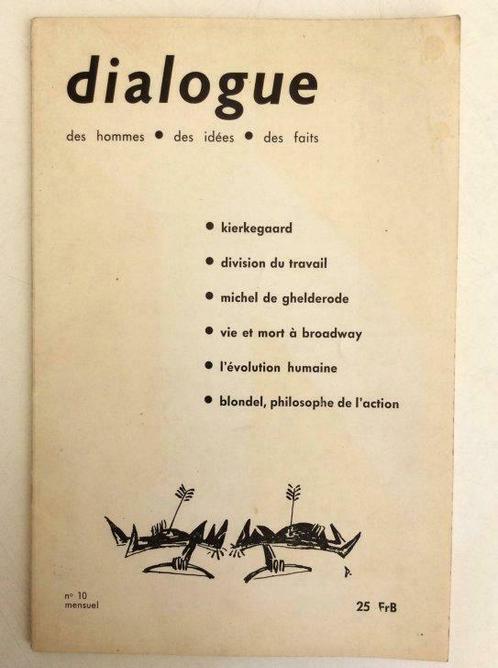 Dialogue des hommes, des idées, des faits (N° 10, janv 1964), Boeken, Tijdschriften en Kranten, Gelezen, Ophalen of Verzenden