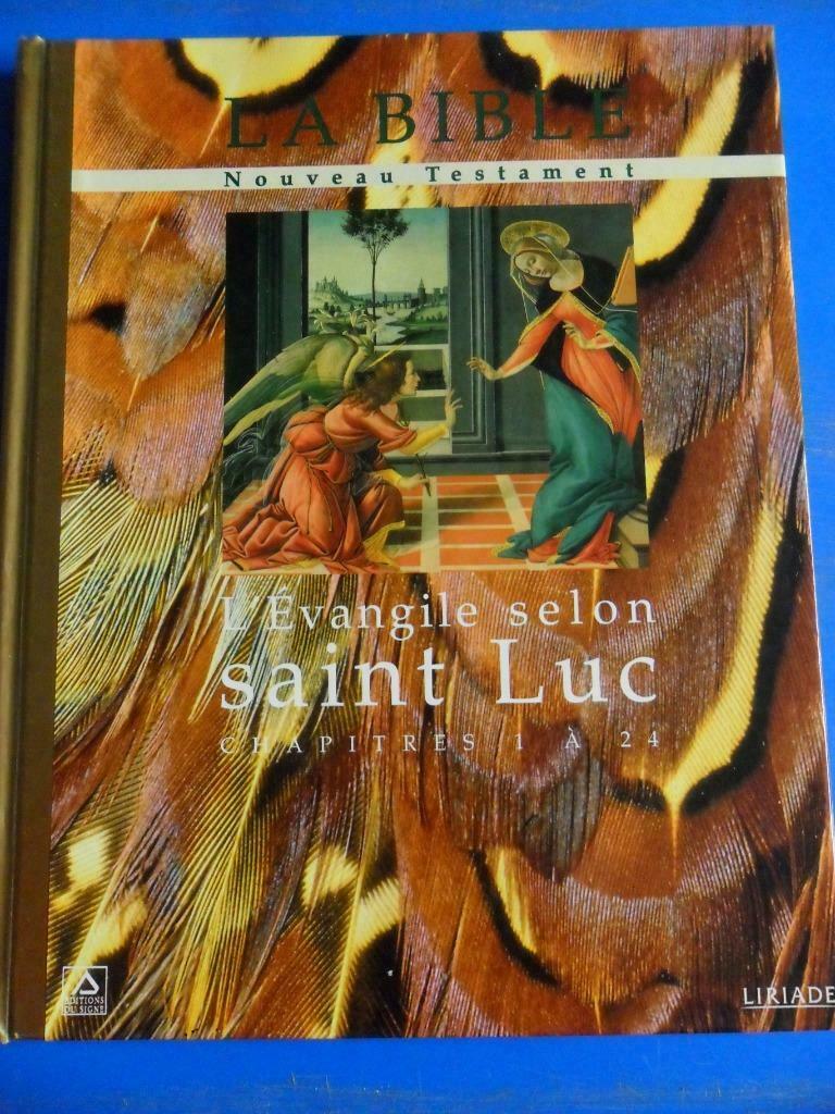 La Bible - L'évangile selon saint Luc - Liriade, Livres, Enlèvement ou Envoi, Utilisé, Christianisme | Catholique