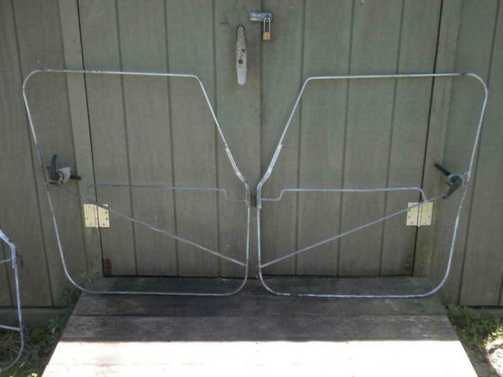 Originele Whitco soft door frames met klinkjes voor Jeep CJ7, Auto-onderdelen, Carrosserie, Deur, Jeep, Voor, Gebruikt, Ophalen of Verzenden