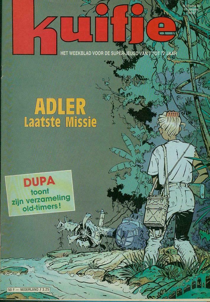 Weekblad Kuifje van 18-8-1992, 47ste Jaargang, Nummer 33, Boeken, Strips | Comics, Gelezen, Meerdere comics, Europa, Ophalen of Verzenden
