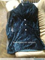 Redingote en velours, Ophalen of Verzenden, Gedragen, Maat 48/50 (M), Zwart