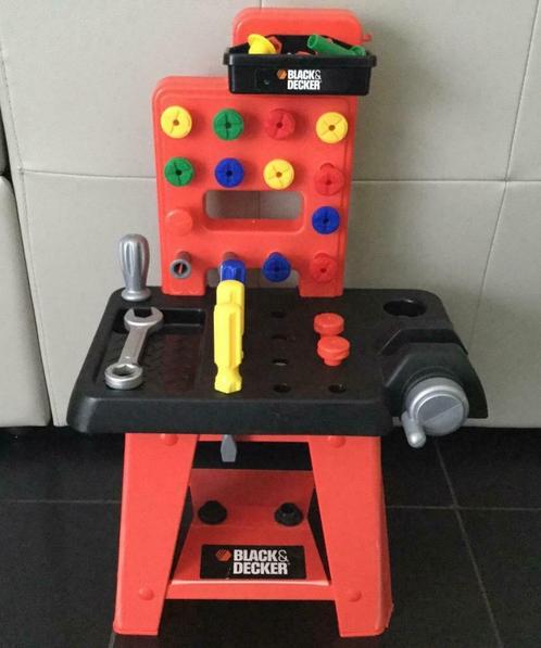 Peuter- werkbankje Black&Decker, Kinderen en Baby's, Speelgoed | Educatief en Creatief, Zo goed als nieuw, Ophalen