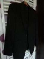 Costume de marque WE noir, ligné,regular fit T.46, Maat 46 (S) of kleiner, Gedragen, Zwart, Ophalen