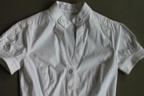 Witte gecentreerde blouse Loops by Robert in 't Veld, Kleding | Dames, Blouses en Tunieken, Gedragen, Maat 36 (S), Wit, Verzenden