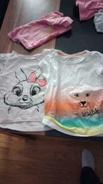 Lot de 2 t-shirt lapin et lion taille 3-4ans fille, Meisje, Ophalen of Verzenden, Zo goed als nieuw, Shirt of Longsleeve