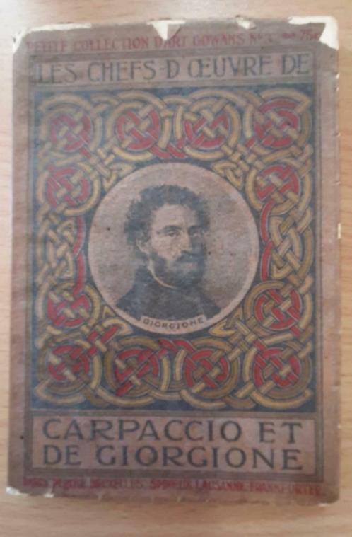 De meesterwerken van Carpaccio (1478-1522) en Giorgione, Boeken, Kunst en Cultuur | Beeldend, Ophalen of Verzenden