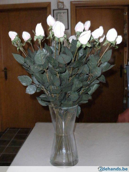 Kunstbloemen  Rozen zijde NIEUW ( lengte 70 cm ), Tuin en Terras, Planten | Tuinplanten, Ophalen of Verzenden