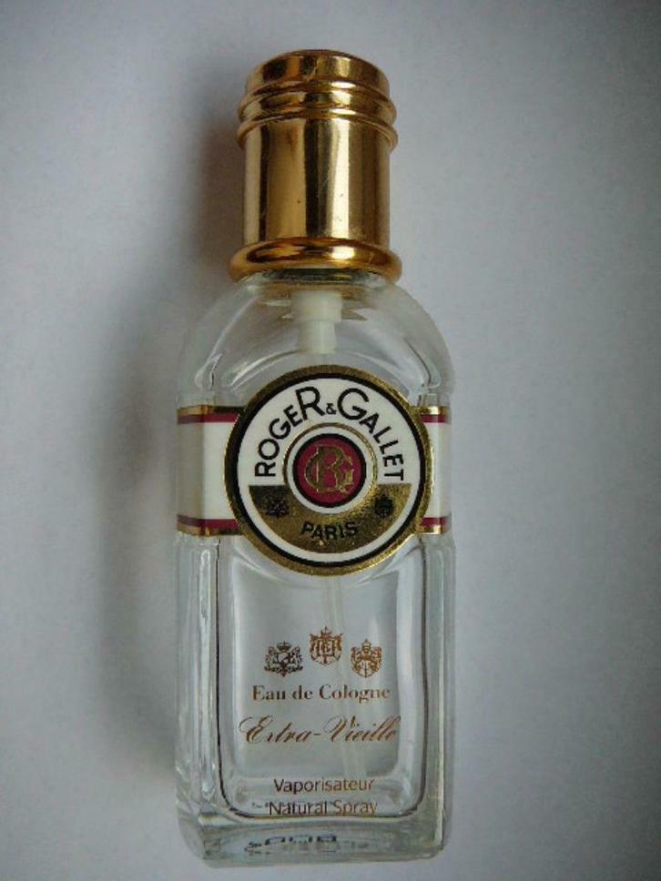 Roger & Galet eau de cologne Extra - Vieille vapo natural, Collections, Parfums, Utilisé, Bouteille de parfum, Envoi
