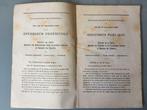Wetboek Openbare onderstand Oost-Vlaanderen 1891-1892, Verzenden, 19e eeuw, Gelezen