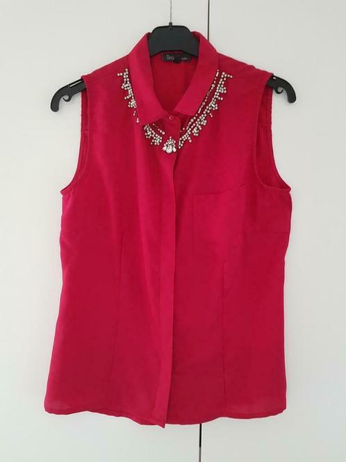 Chemise sans manche, rose fushia avec strass, JBC, Vêtements | Femmes, Blouses & Tuniques, Neuf, Taille 38/40 (M), Rouge, Enlèvement ou Envoi