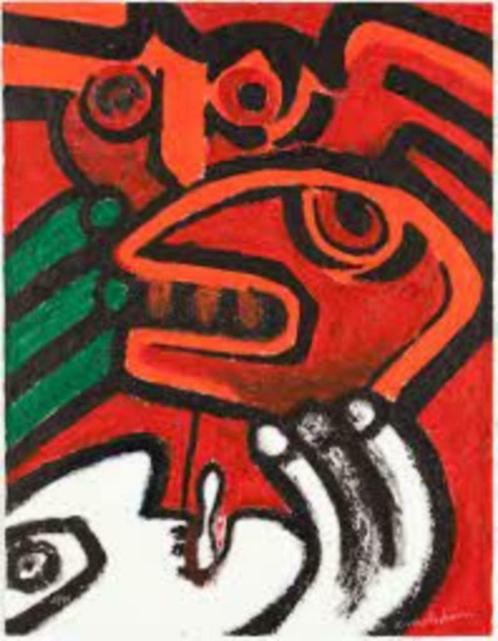 "Les oiseaux du Lac Stymphale" - Bengt Lindström, Antiek en Kunst, Kunst | Litho's en Zeefdrukken, Ophalen