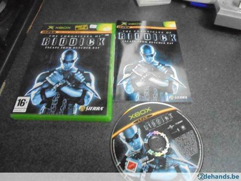 Xbox The Chronicles of Riddick Escape from Burcher Bay (orig, Consoles de jeu & Jeux vidéo, Jeux | Xbox Original, Utilisé, Enlèvement ou Envoi