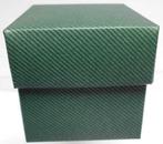 Kubus groen geribd doopsuiker doosje - 25 stuks 7€, Kinderen en Baby's, Kraamcadeaus en Geboorteborden, Nieuw, Ophalen of Verzenden