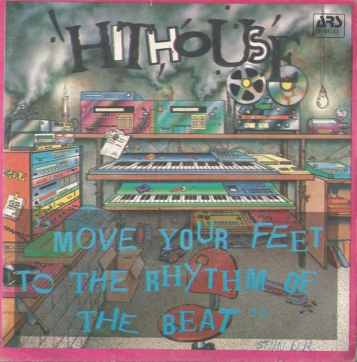 Hithouse – Move your feet to the rhythm of the beat - Single, Cd's en Dvd's, Vinyl Singles, Gebruikt, Single, Pop, 7 inch, Ophalen of Verzenden