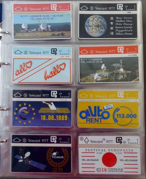 Collection complète des télécartes optiques RTT/Belgacom, Collections, Cartes de téléphone, Enlèvement ou Envoi