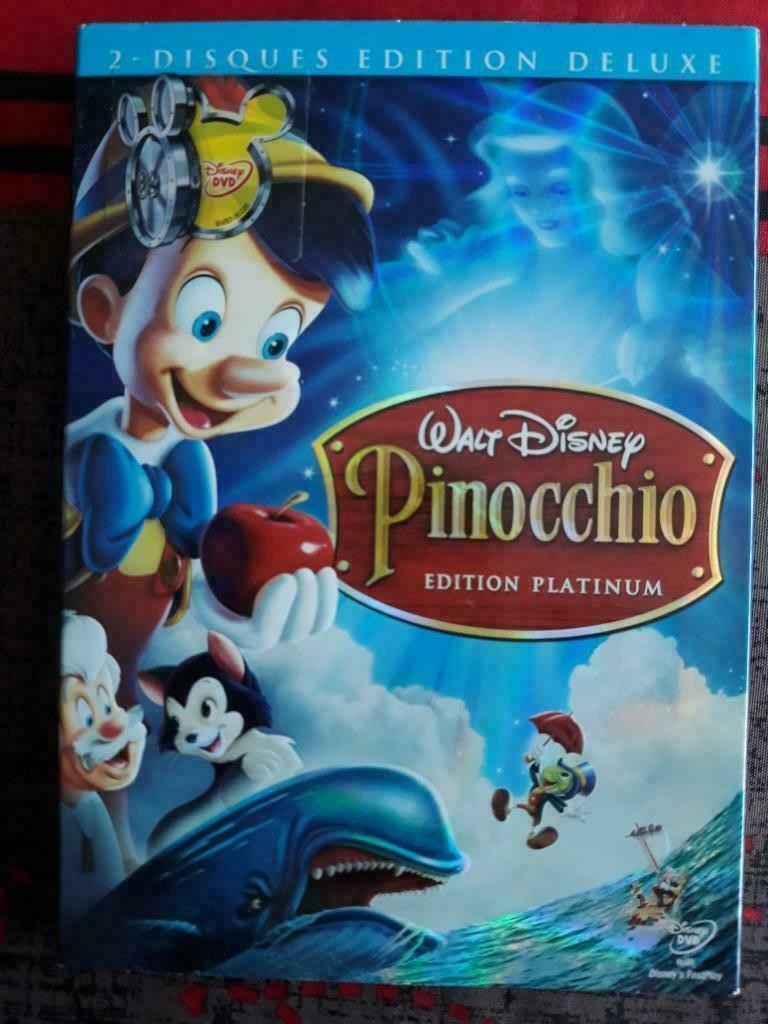 DVD Pinocchio édition platinum, Alle leeftijden, Ophalen of Verzenden, Europees, Tekenfilm