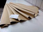 Beige leder, tassenleder, rundsleder, hobbyleder, 185x70cm, Hobby & Loisirs créatifs, Enlèvement ou Envoi, Neuf, Beige, Cuir ou Similicuir