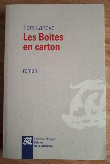 Tom Lanoye Les Boîtes en Carton Roman Belge LGBTQ, Tom Lanoye, Envoi, Belgique, Comme neuf
