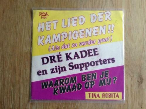 single dre kadee en zijn supporters / tina rosita, CD & DVD, Vinyles Singles, Single, En néerlandais, 7 pouces, Enlèvement ou Envoi