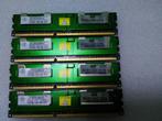 Nanya 4x4Gb PC3-10600R avec dissipateur thermique., Gebruikt, 4 GB, Ophalen of Verzenden, DDR3