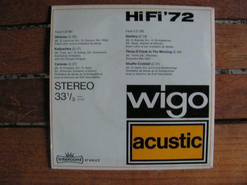 Vintage 33 1/3 toeren single HiFi’72 als publiciteitsartikel, Antiek en Kunst, Antiek | Tv's en Audio, Ophalen of Verzenden