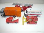 5 véhicules utilitaires Poubelle, pompier..., Kinderen en Baby's, Speelgoed |Speelgoedvoertuigen, Ophalen of Verzenden, Gebruikt