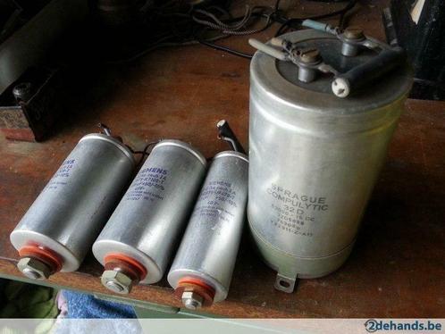 Condensatoren allerlei ., Doe-het-zelf en Bouw, Elektriciteit en Kabels, Gebruikt, Overige typen, Ophalen