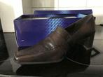ON AIR damesschoenen bruin leder, maat 39, Ophalen of Verzenden, Gedragen, Bruin, Pumps