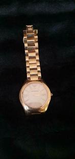 Mooie 18k rose gold plated horloge emporio armani, Comme neuf, Enlèvement ou Envoi