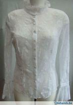 Blouse met Kant 2-delig maat 40., Taille 38/40 (M), Envoi, Blanc, Neuf