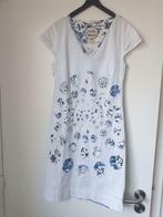 Witte en blauwe jurk T36, Almatrichi, Ophalen of Verzenden, Wit, Zo goed als nieuw