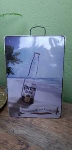 Panneau d'affichage en métal pour la bière Corona, Collections, Envoi, Panneau publicitaire, Neuf