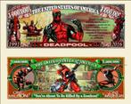 USA 1 million US $ bankbiljet Deadpool (Marvel) NIEUW & UNC, Envoi, Billets en vrac, Amérique du Nord