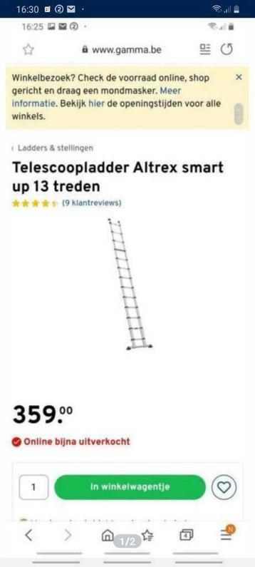 Ladder Altrex,  telescopisch 