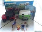 playmobil 4189 terreinwagen met paardentrailer, Utilisé