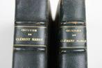 2 livres anciens : Oeuvres complètes de Clément Marot, 1920, Antiquités & Art, Enlèvement ou Envoi, Clément Marot