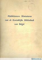 middeleeuwse miniaturen v/d koninkl. bibliotheek van belgie, Antiek en Kunst, Ophalen of Verzenden