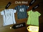 NIEUW Club Med t-shirts 4/6 en 8 jaar oud zie foto's, Nieuw