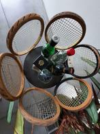 Drankmeubel met vintage Donnay tennisrackets, Antiek en Kunst, Ophalen