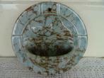 Antiek wijwatervat wijwaterhouder met vis 1952 curiosa kunst, Antiek en Kunst, Ophalen of Verzenden